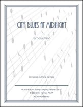 CITY BLUES AT MIDNIGHT piano sheet music cover
